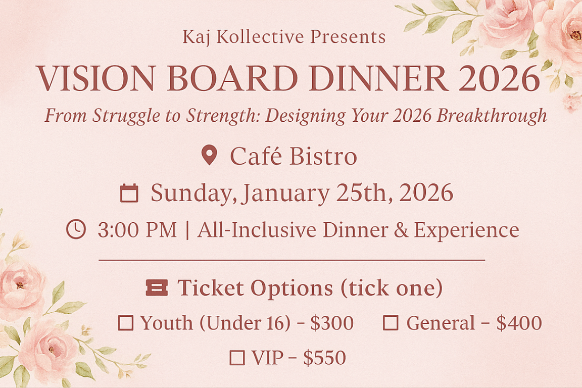 Vision Board Dinner Event